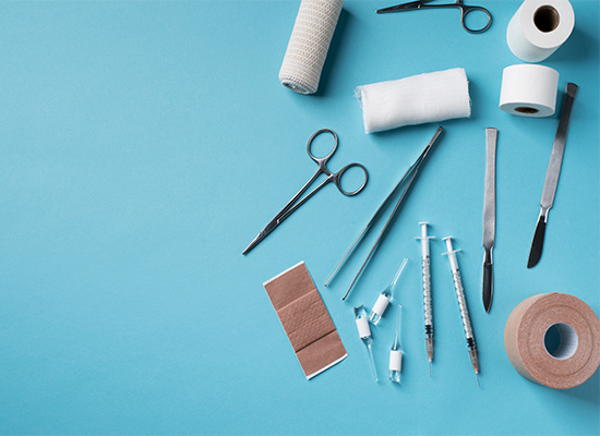 Bild von Operationsbesteck